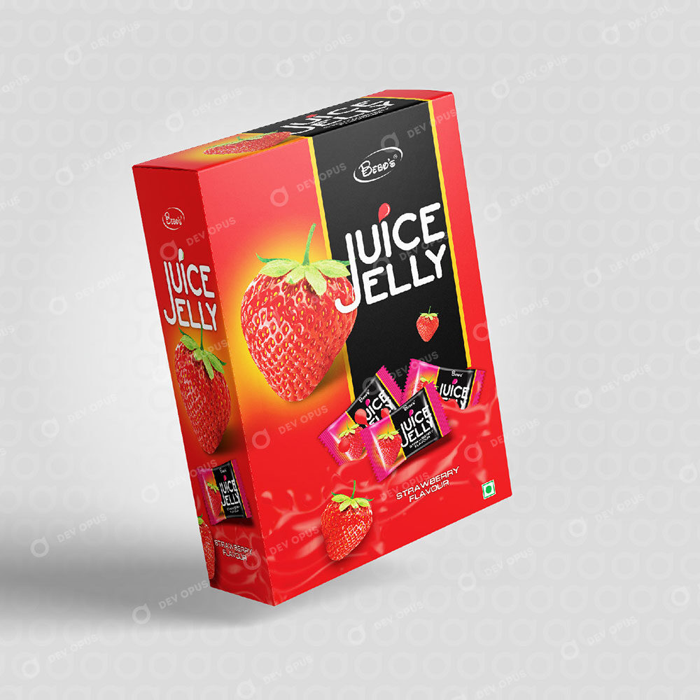 Juice Jelly Toffee Box Packaging Design In Ahmedabad