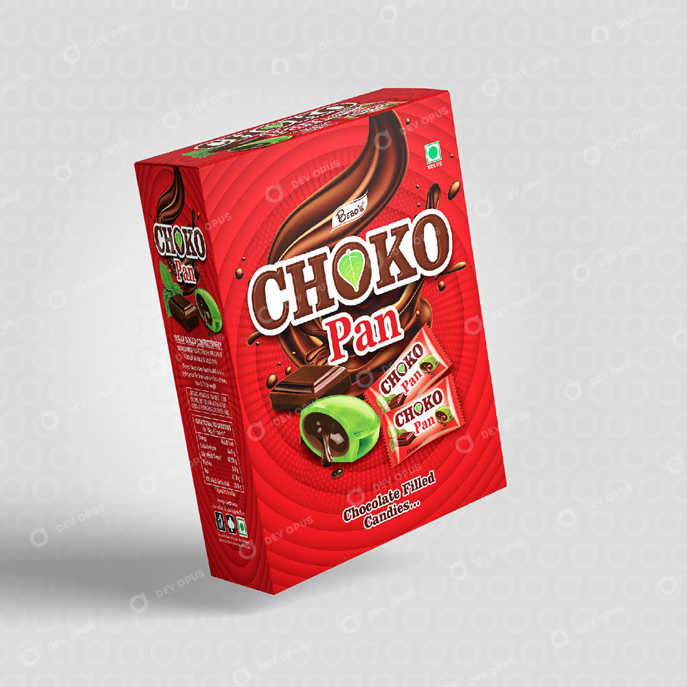 Choko Mint Candy Box Packaging Design In Ahmedabad