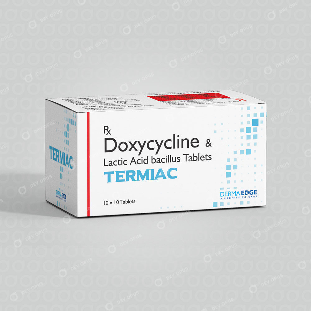 69 Tablets Box Packaging For Derma Edge In Ahmedabad
