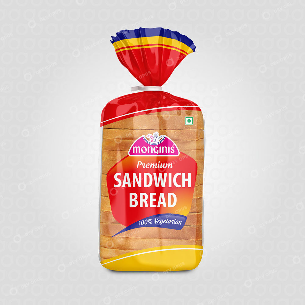 Bread Bag Design For Monginis Ahmedabad