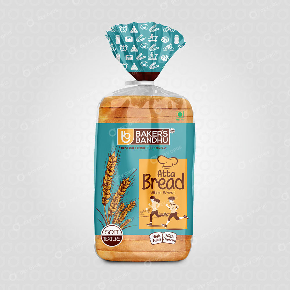 Bread Bag Packaging Design For Bakers Bandhu