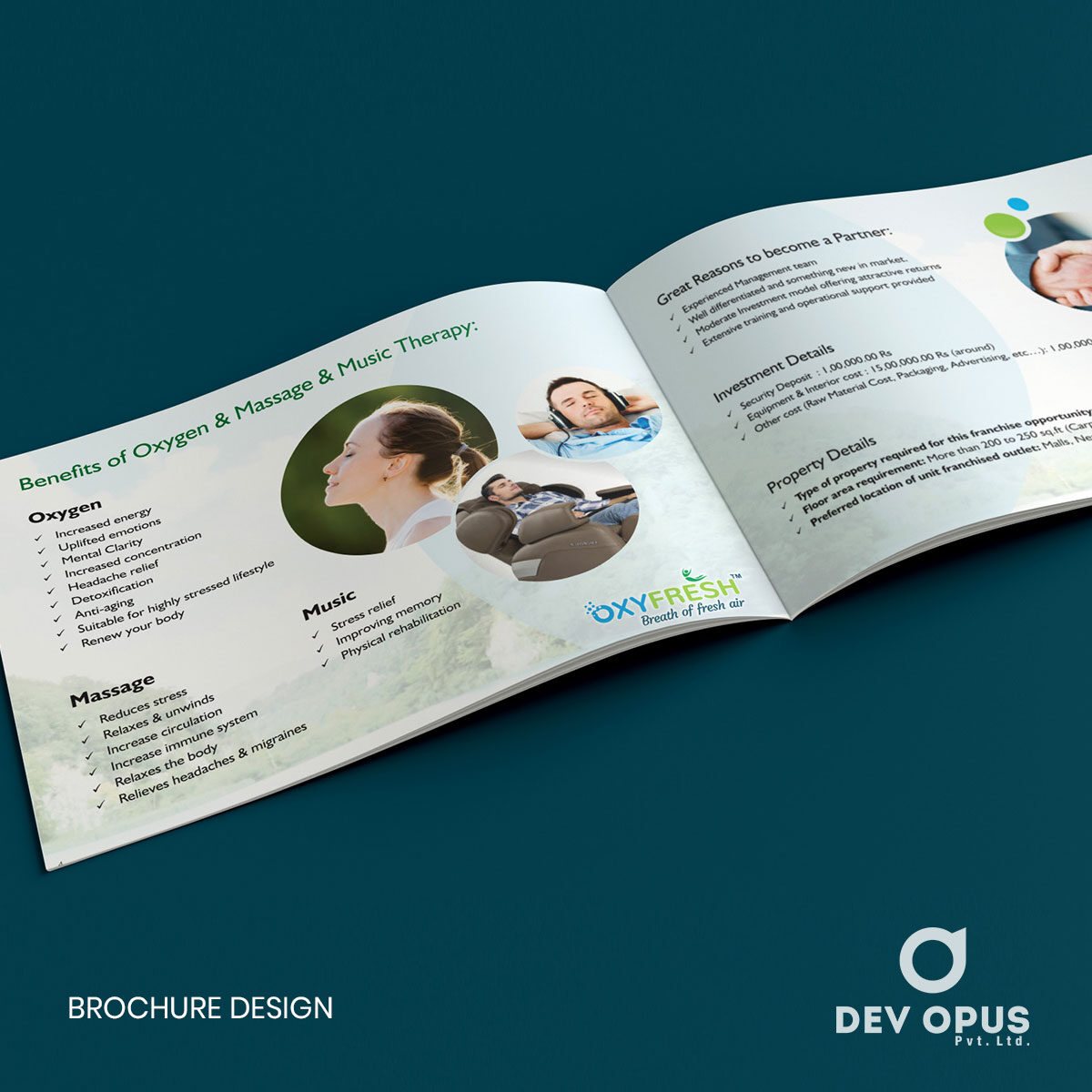 Brochure Design And Printing For Oxyfresh By Dev Opus
