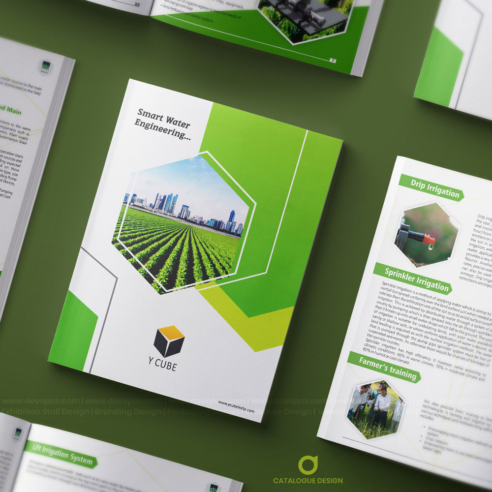 Brochure Design For Y-Cube Engineered Solutions By Dev Opus In Ahmedabad