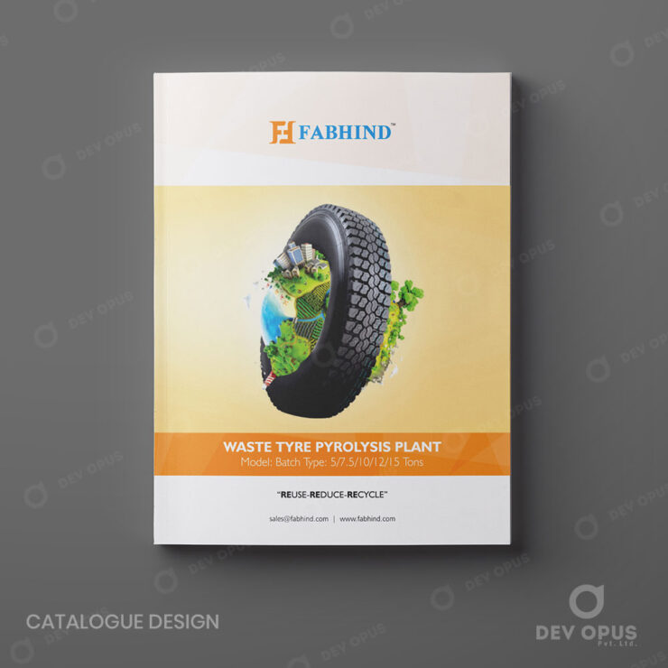 Brochure Design For Fabhinds Waste Tyre Pyrolysis Plant At Ahmedabad
