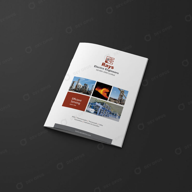 Brochure Design For Rays Electro Engineers In Ahmedabad