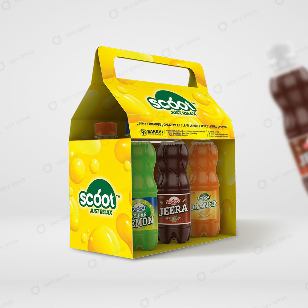 Carry Box Design For Scoot Beverages