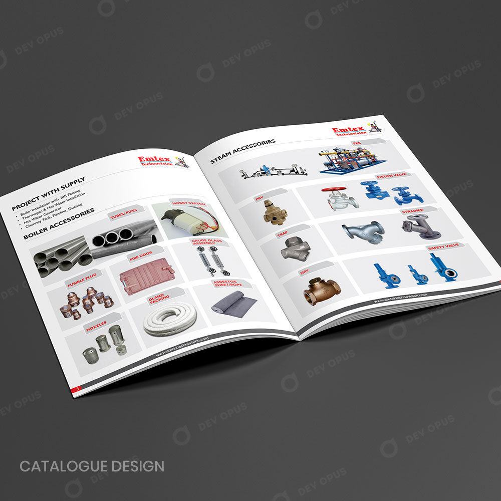 Catalog Design For Emtex Technovision