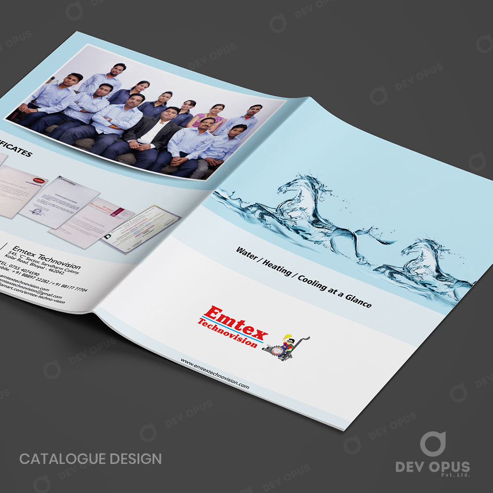 Catalog Design For Emtex Technovision