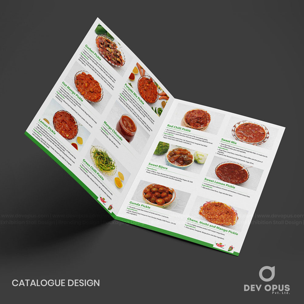 Catalog Design For AK Foods At Ahmedabad By Dev Opus