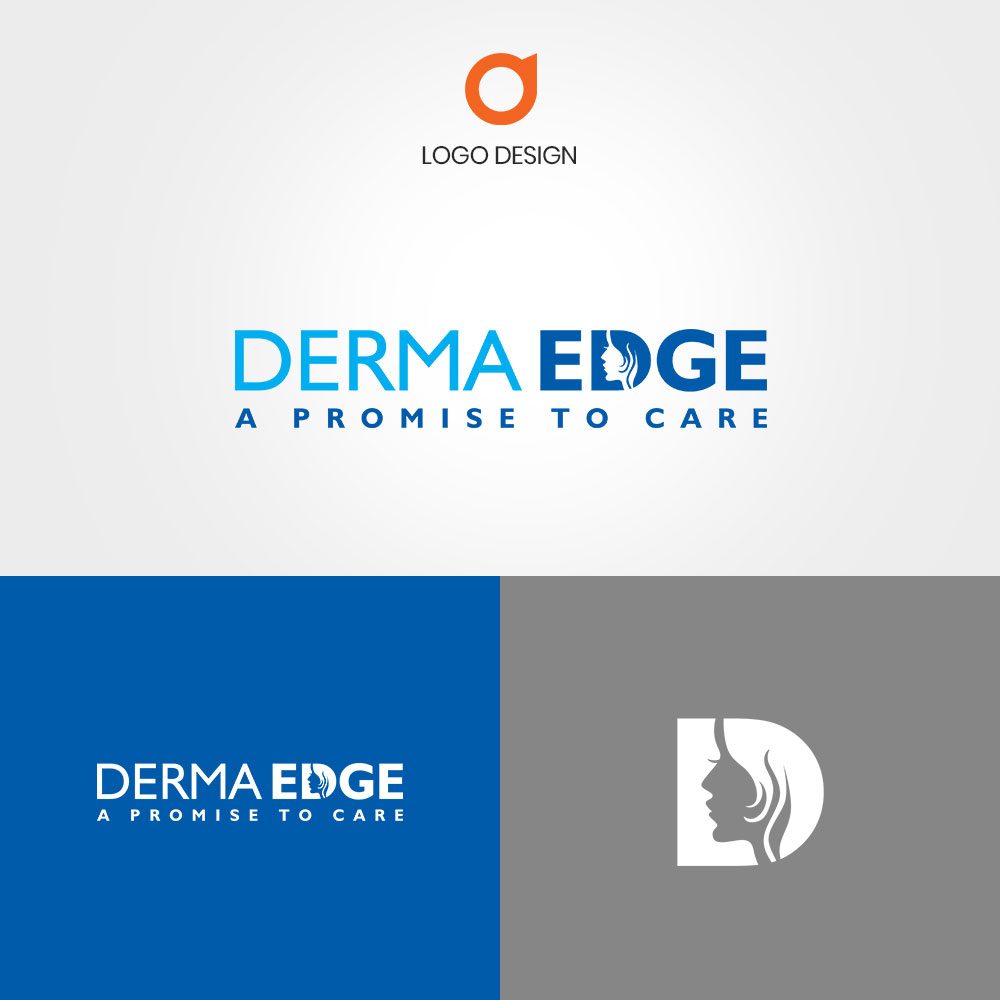 Derma Edge Logo Design