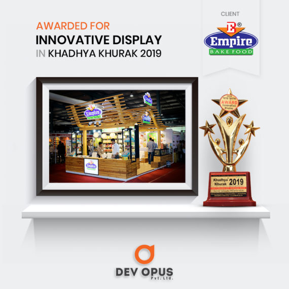 Exhibition Stall Design For Empire Bakery In Khadhya Khurak 2019 Award