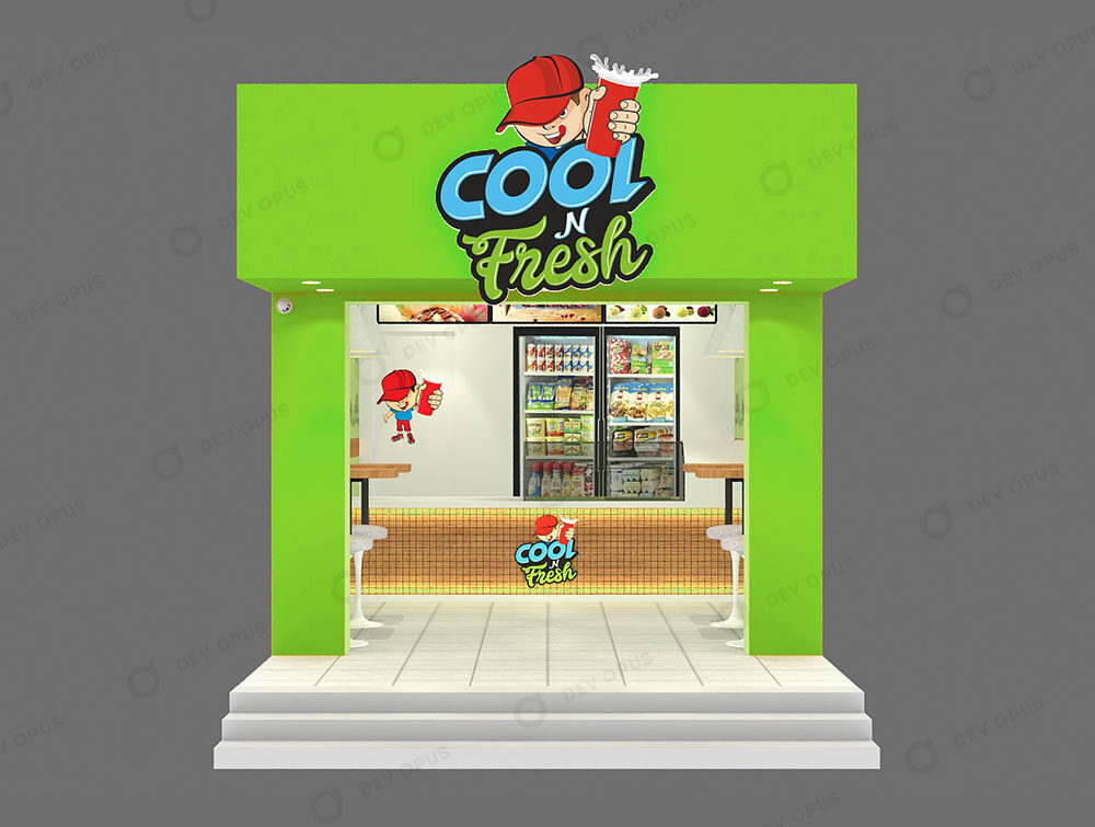 Franchise Interior Design For Cool-N-Fresh