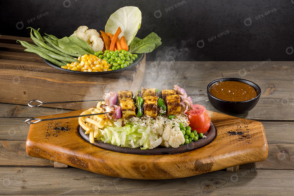Icobo Sizzler Food Photography By Dev Opus