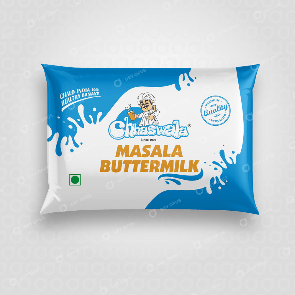 Masala Buttermilk Packaging Design For Chhaswala
