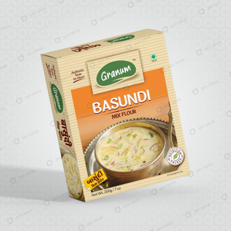 Packaging Design For Granum Basundi