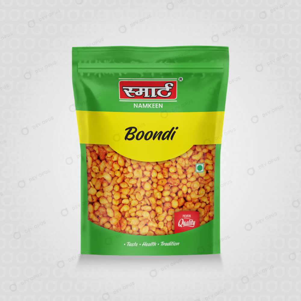 Packaging Design At Ahmedabad For Smart Namkeen Boondi Pouch