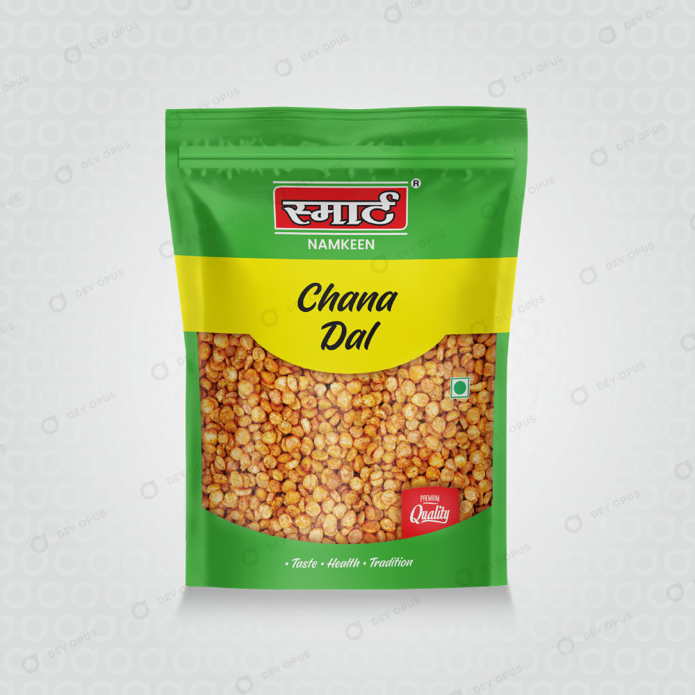 Packaging Design At Ahmedabad For Smart Namkeen Chana Dal Pouch