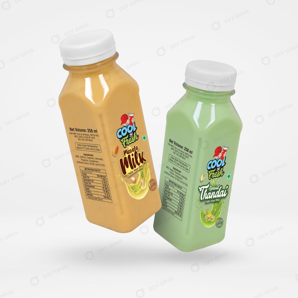 Packaging Design For Cool-N-Fresh Milk Shake