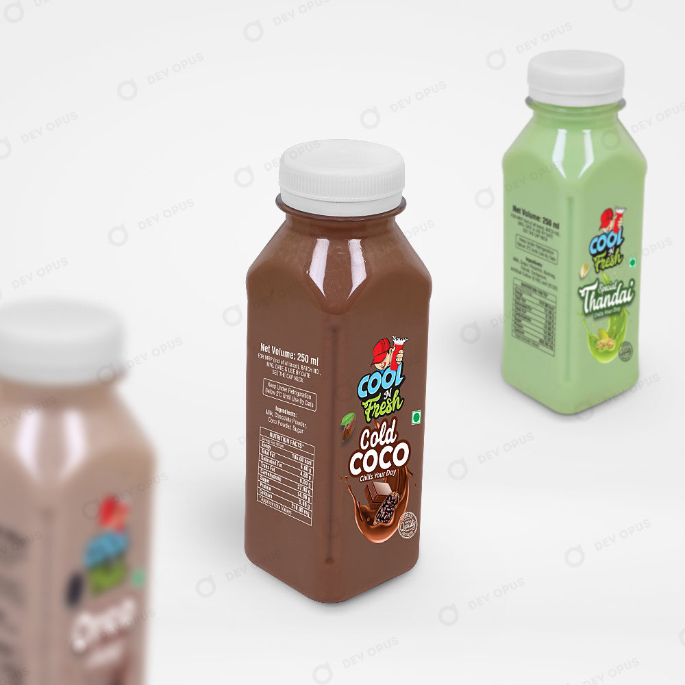 Packaging Design For Cool-N-Fresh Milk Shake