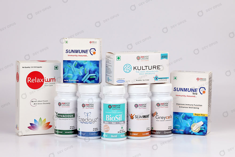 Phramaciticals Products Photography For Sundyota Numandis By Devopus
