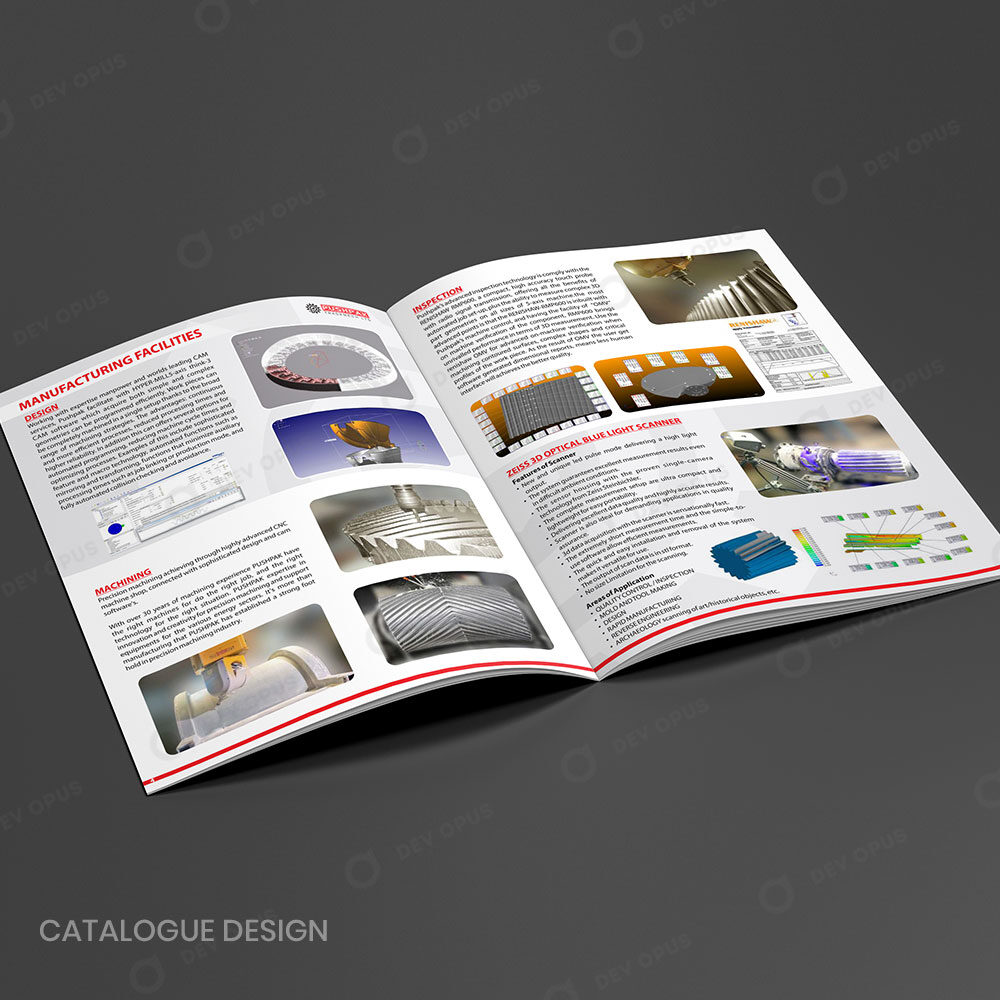 Product Catalogue Design And Printing For Pushpak Trademech Ltd