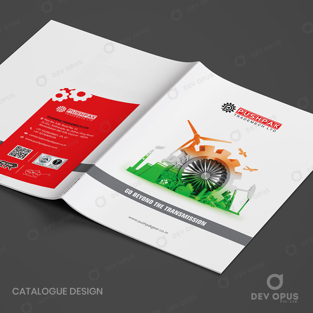 Product Catalogue Design And Printing For Pushpak Trademech Ltd