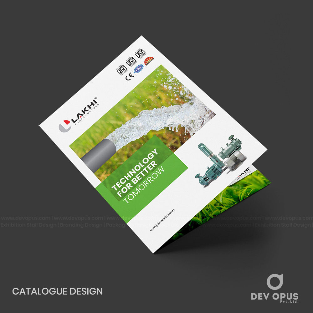 Product Catalogue Design And Printing For Lakhi Pumps At Ahmedabad