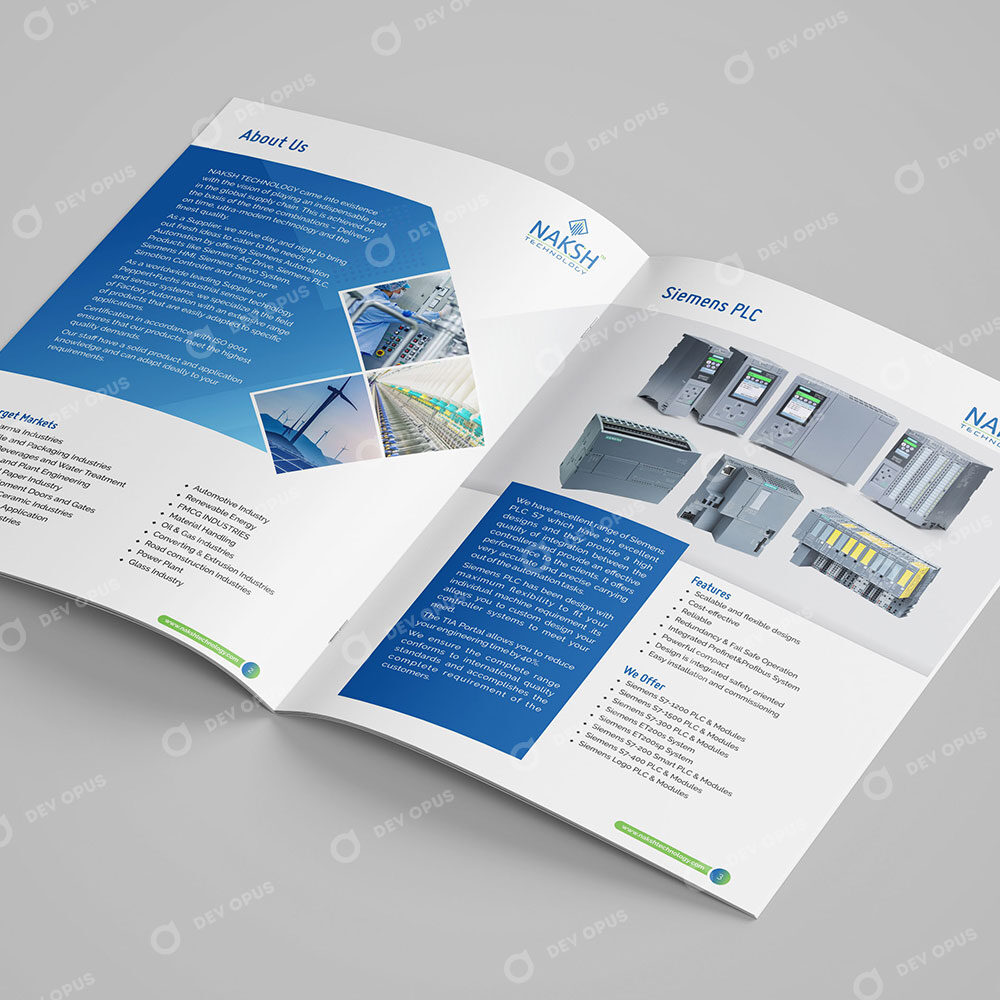 Brochure Design For Naksh Technology