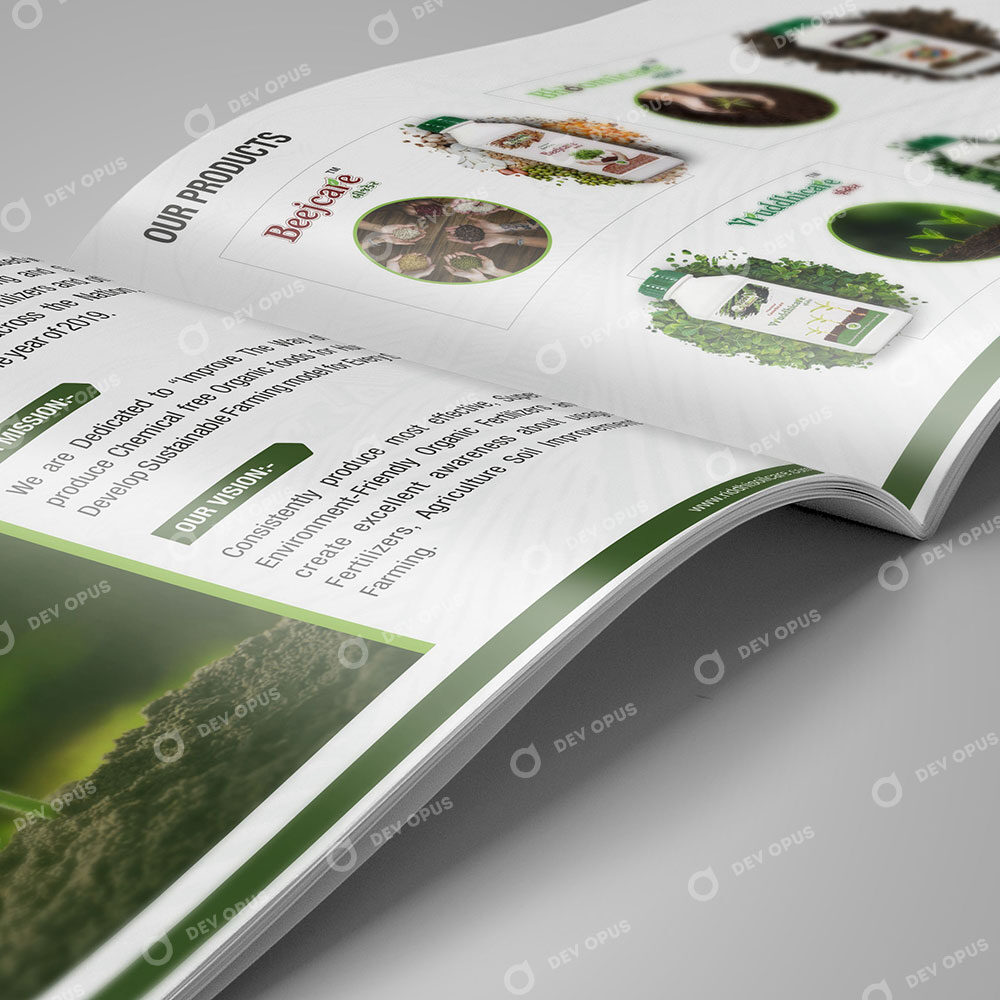 Brochure Design For Riddhi Soilcare