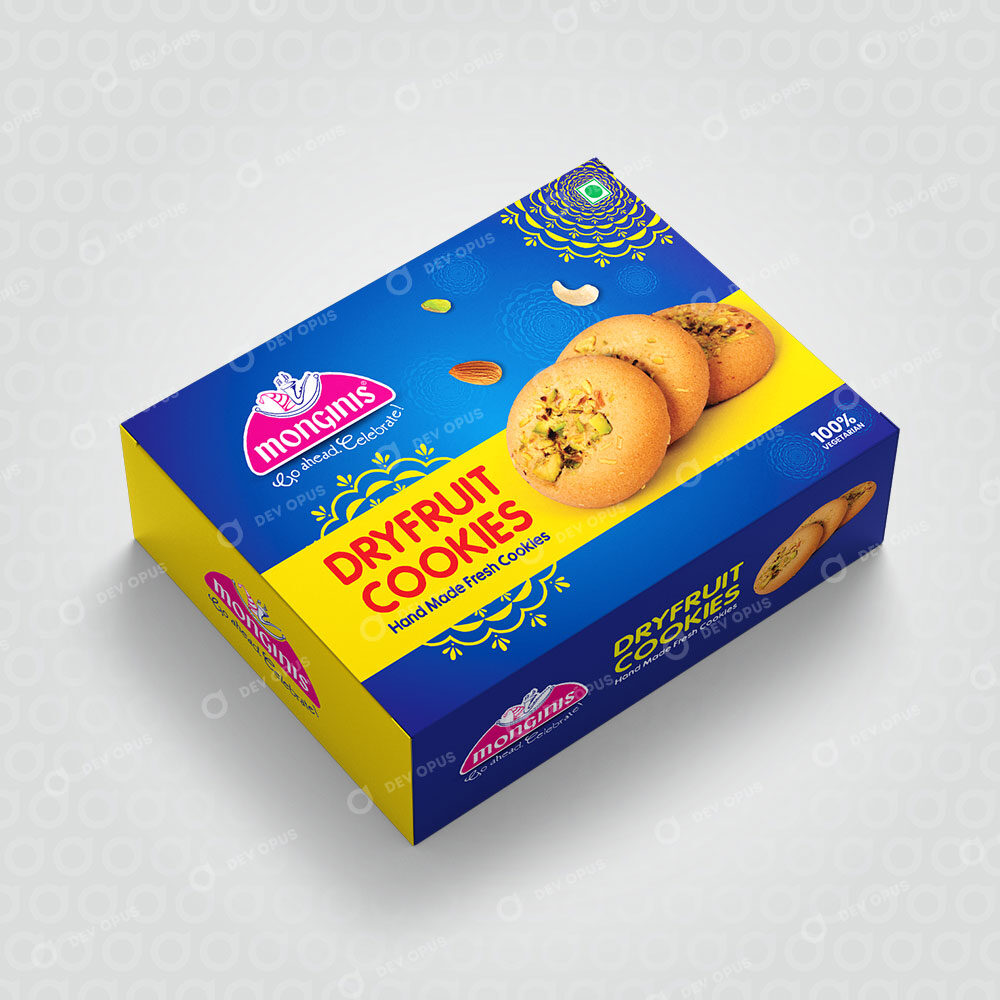 Cookies Box Design For Monginis Ahmedabad By Devopus