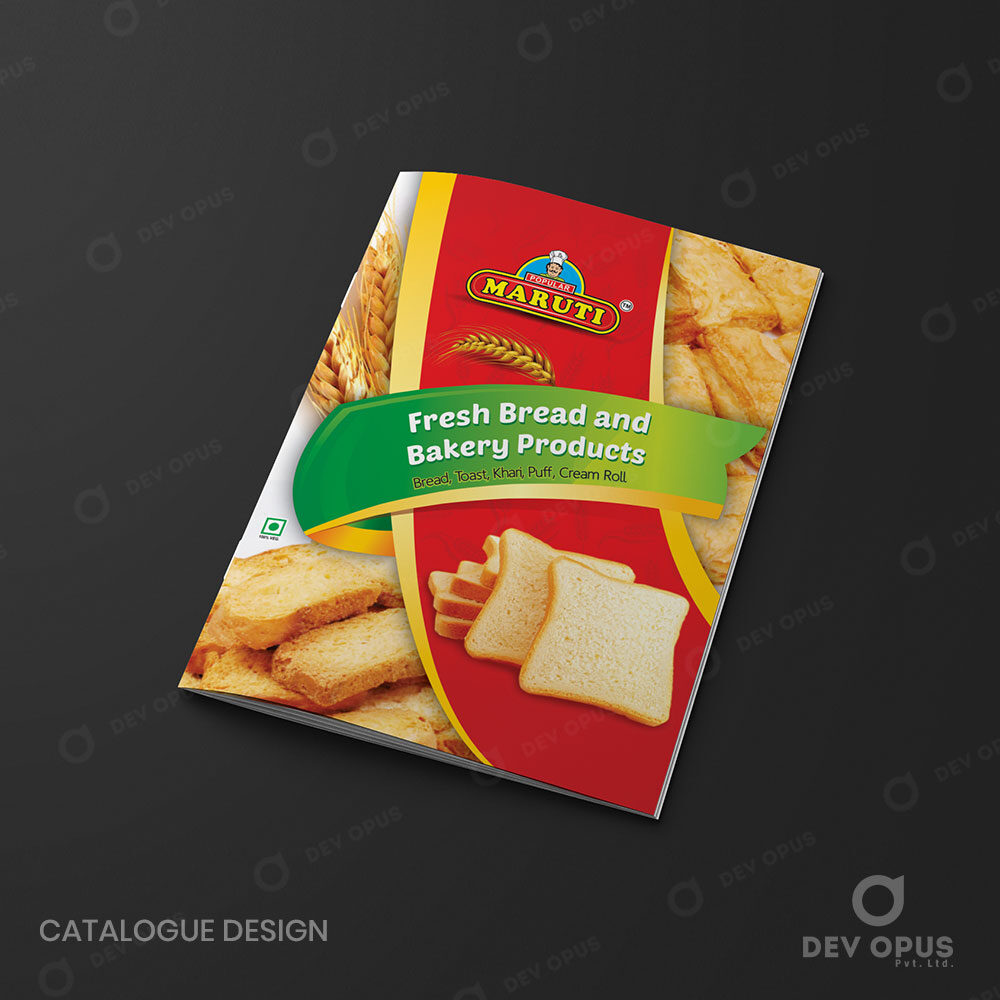 Food Product Catalogue Design And Printing For Maruti Bread