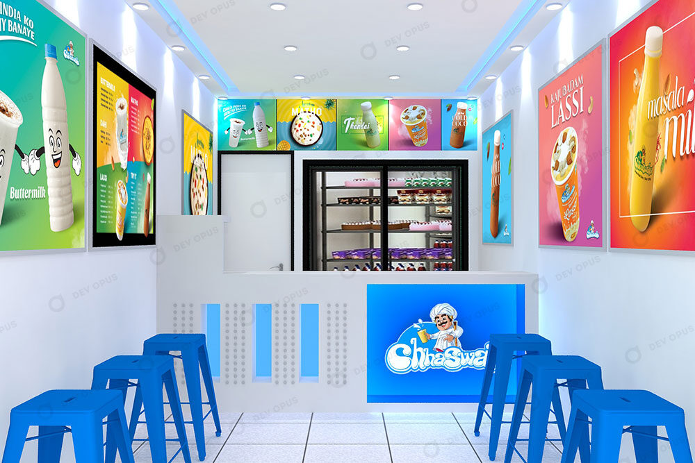 Interior Design For Chhaswala Dairy Products