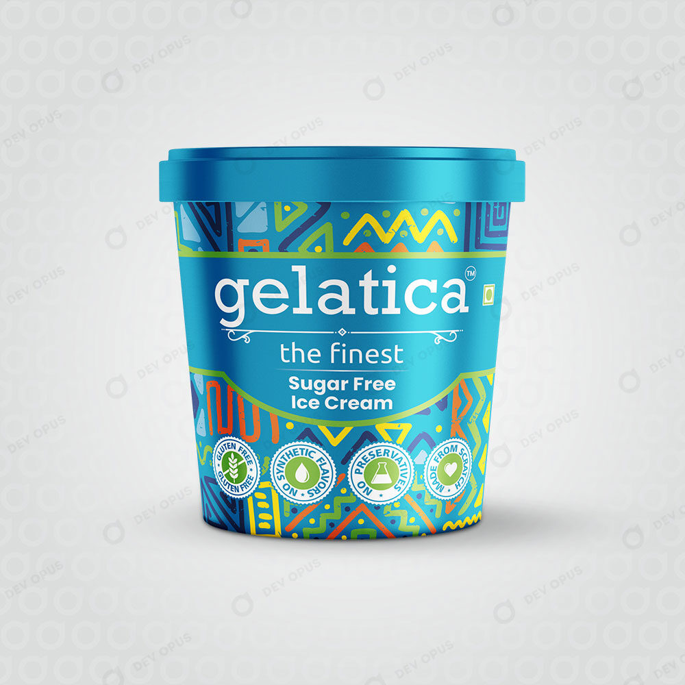 Packaging Design For Gelatica The Finest Ice Creams