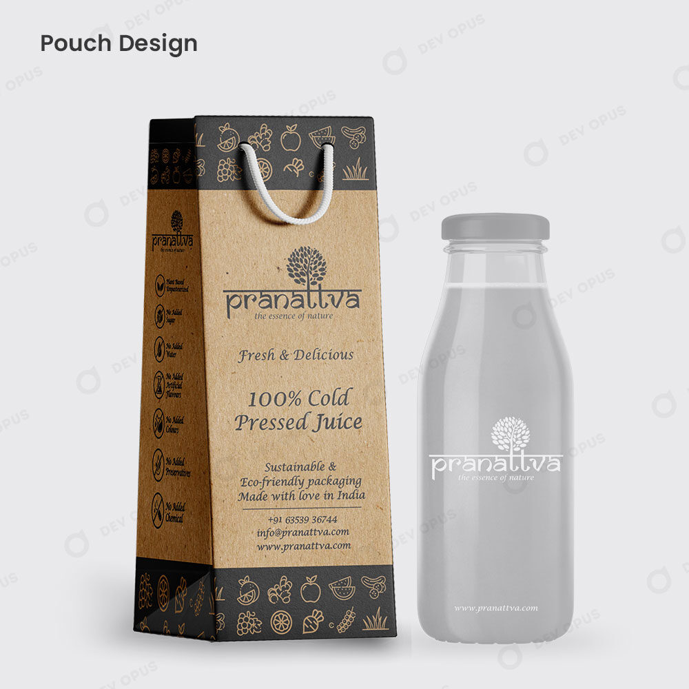 Pouch Design For Pranattva Branding