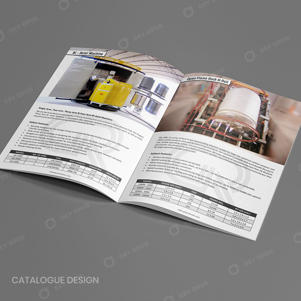 Product Catalogue Design For Gujarat Roto