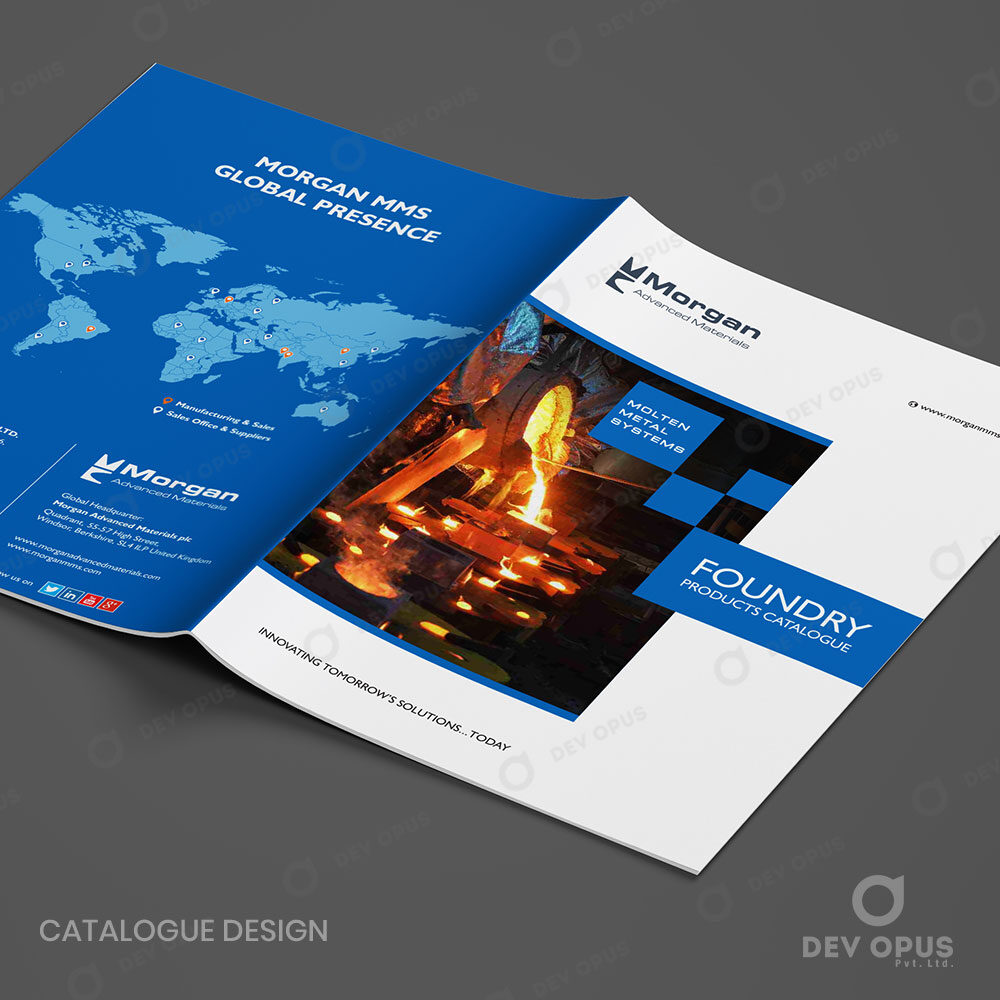 Product Catalogue Design For Morgan Foundry Products