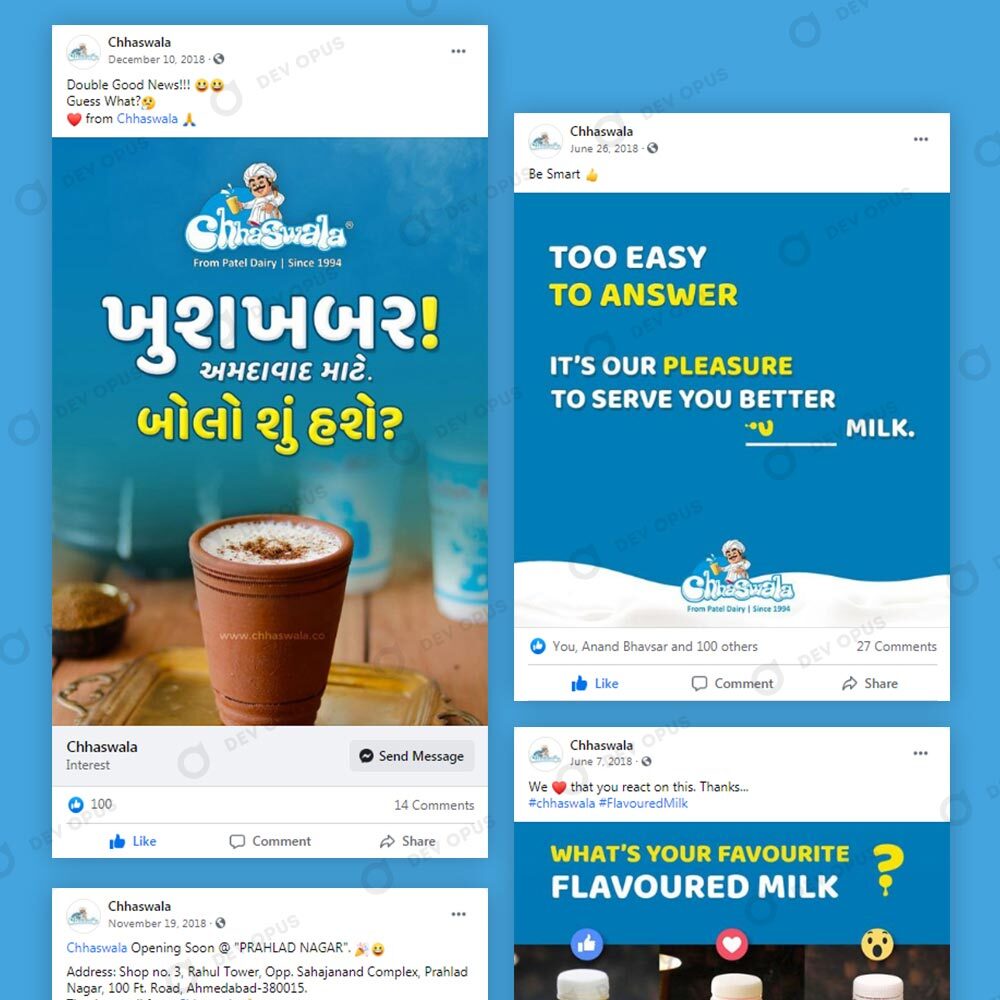 Social Media Marketing For Chhaswala