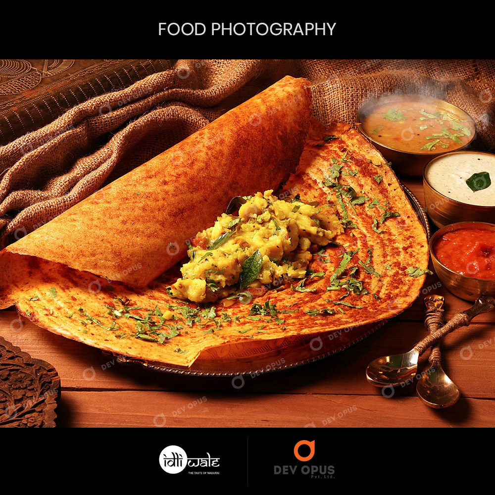South Indian Food Photography For Idliwale In Ahmedabad