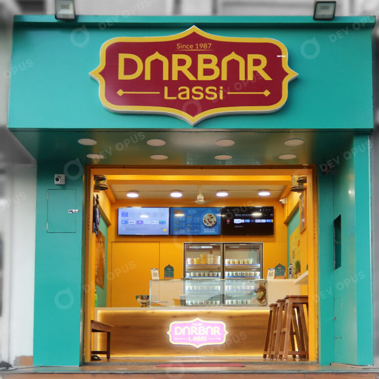 Store Interior Photography In Ahmedabad For Darbar Lassi