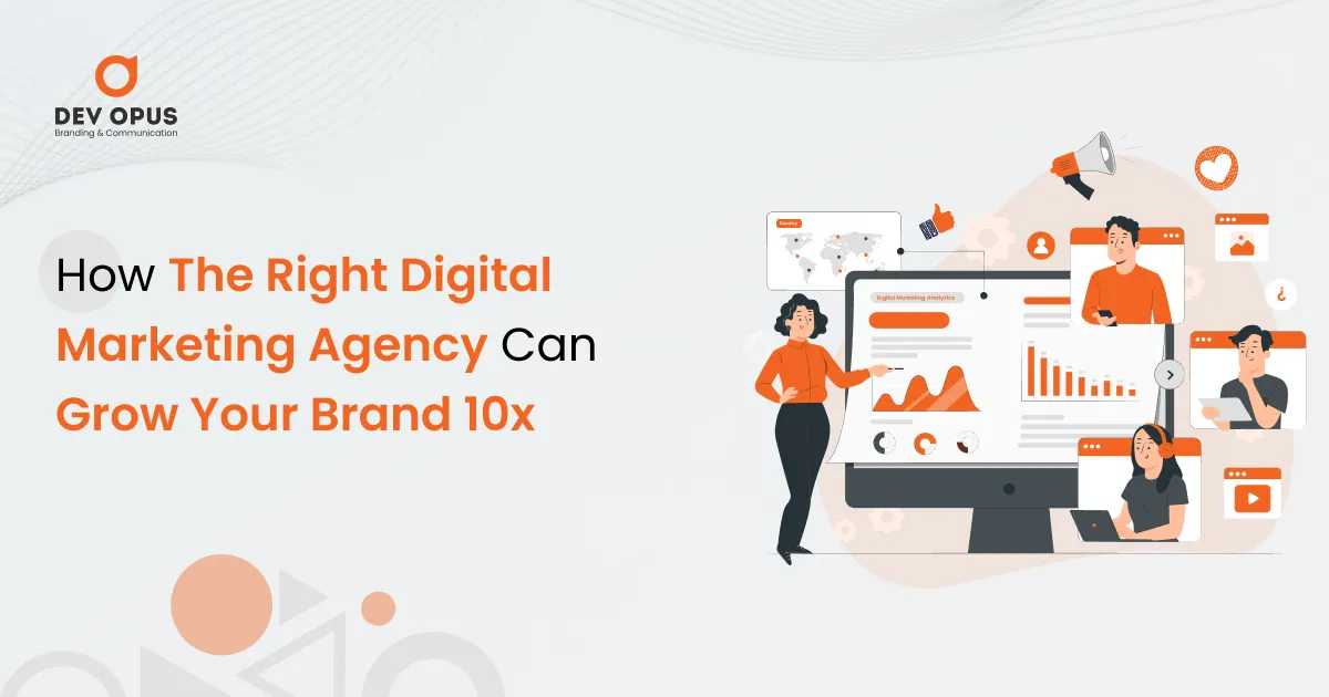 how the right digital marketing agency can grow your brand 10x