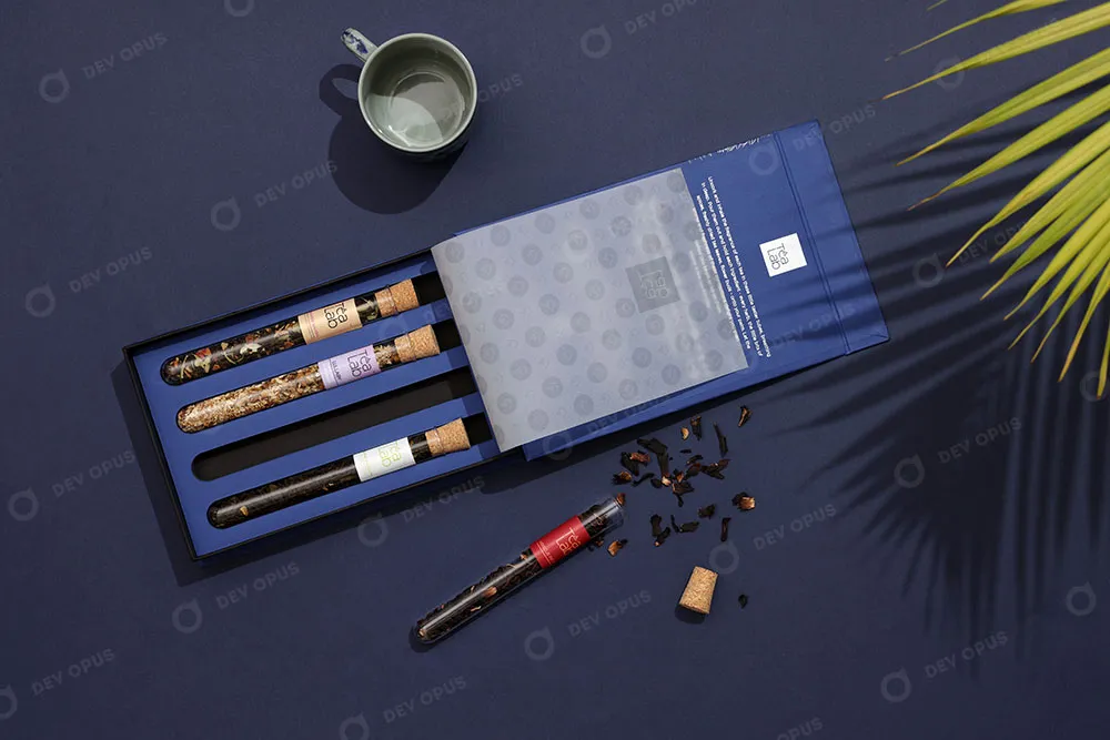 green tea photography for tea lab by dev opus