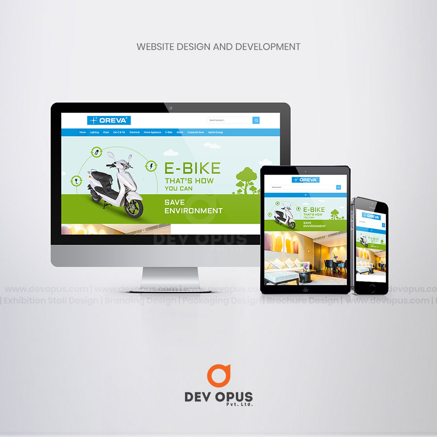 oreva website design and development