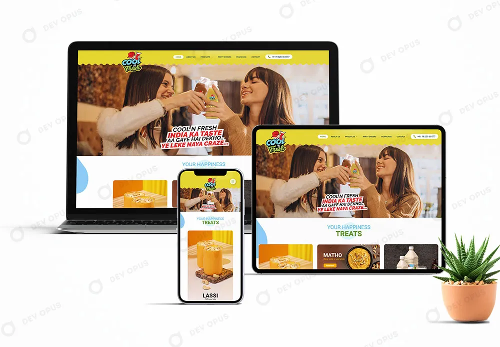 Website Design for Cool N Fresh by Dev Opus