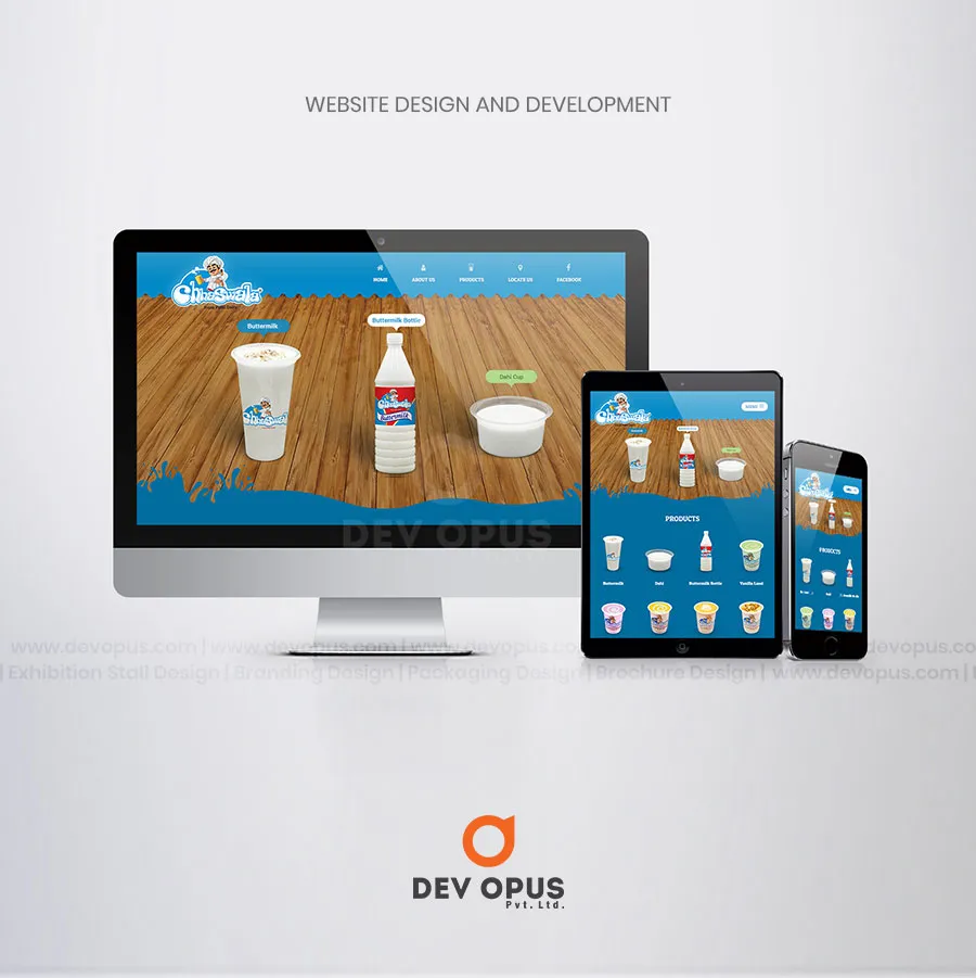 Website design and development for Chhaswala by Dev Opus