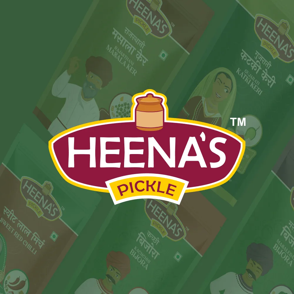 Branding Design For Heena’s Pickle
