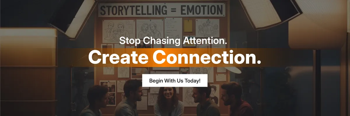 Stop chasing attention. Create connection. Begin with us today!