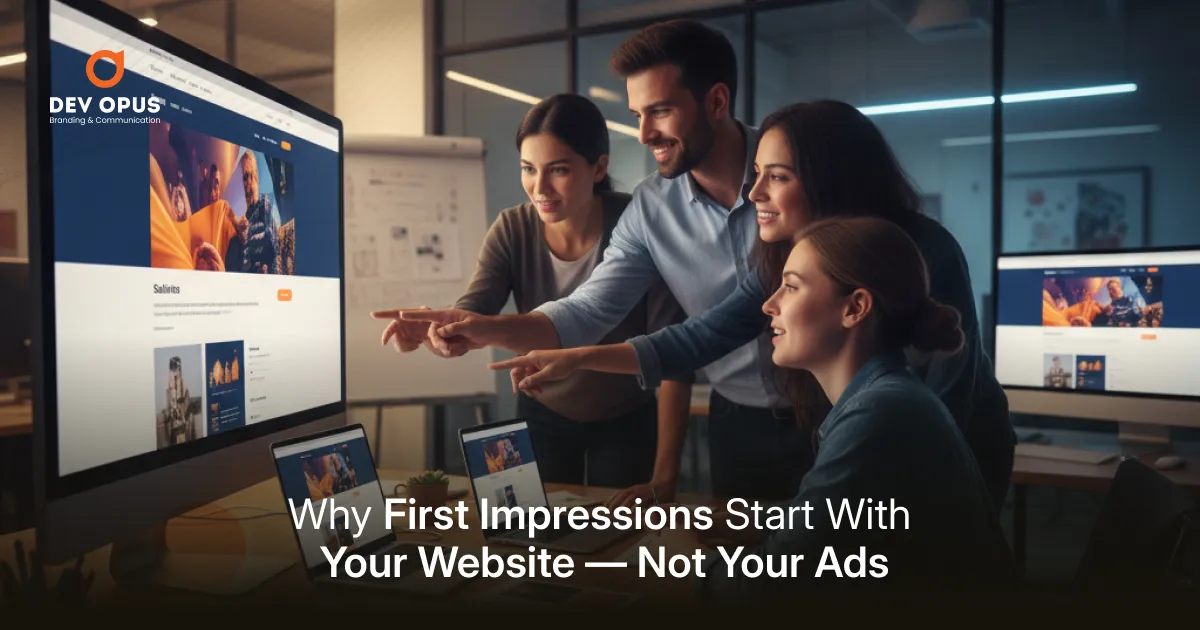 Why First Impressions Start With Your Website – Not Your Ads